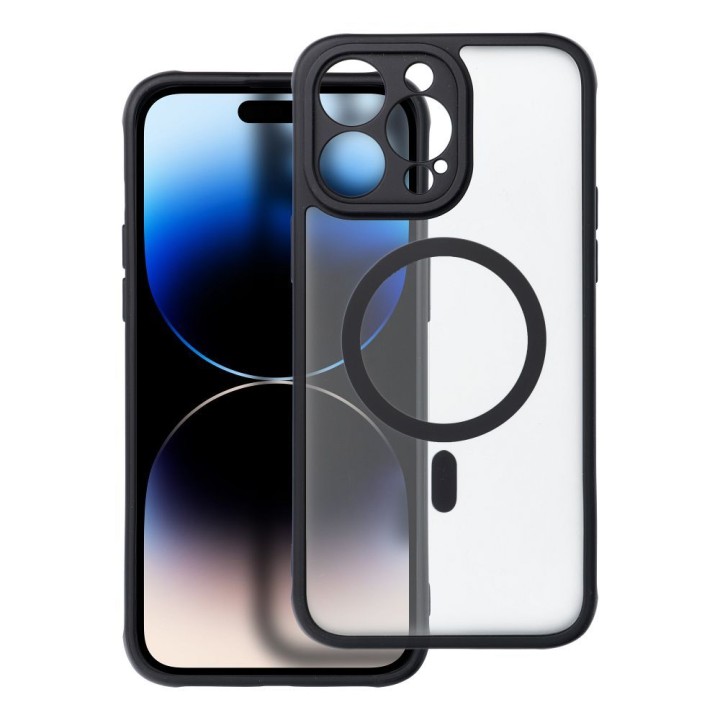 Etui na iPhone 14 PRO MAX Full Matte Mag Cover zgodne z MagSafe czarne