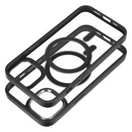 Чохол для iPhone 14 Color Edge Mag Cover сумісний з MagSafe чорний