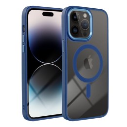 Чехол для iPhone 15 Color Edge Mag Cover совместимый с MagSafe синий