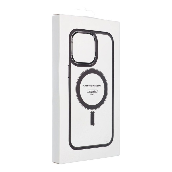 Case for iPhone 14 Color Edge Mag Cover MagSafe compatible black