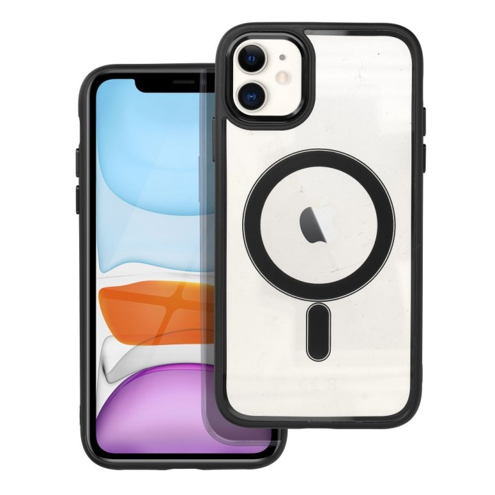 Case for iPhone 11 Color Edge Mag Cover MagSafe compatible black