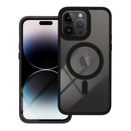 Чехол для iPhone 14 PRO MAX Color Edge Mag Cover совместимый с MagSafe черный