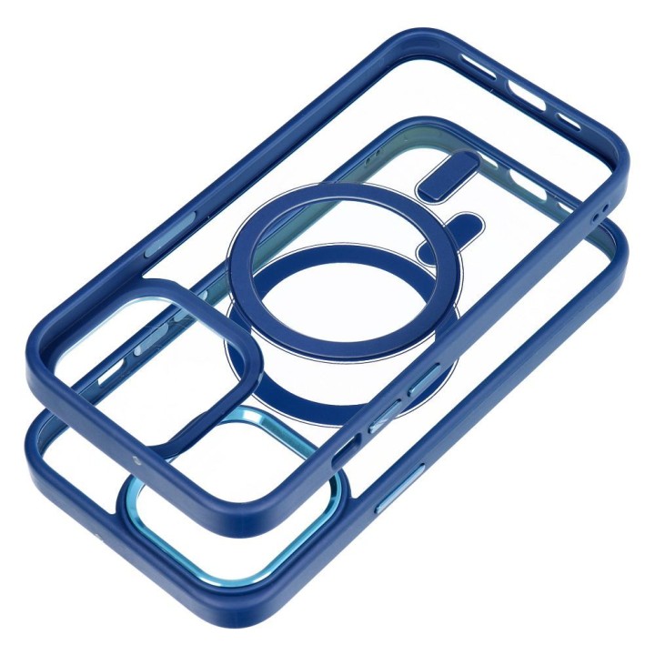 Case for iPhone 13 PRO Color Edge Mag Cover MagSafe compatible blue