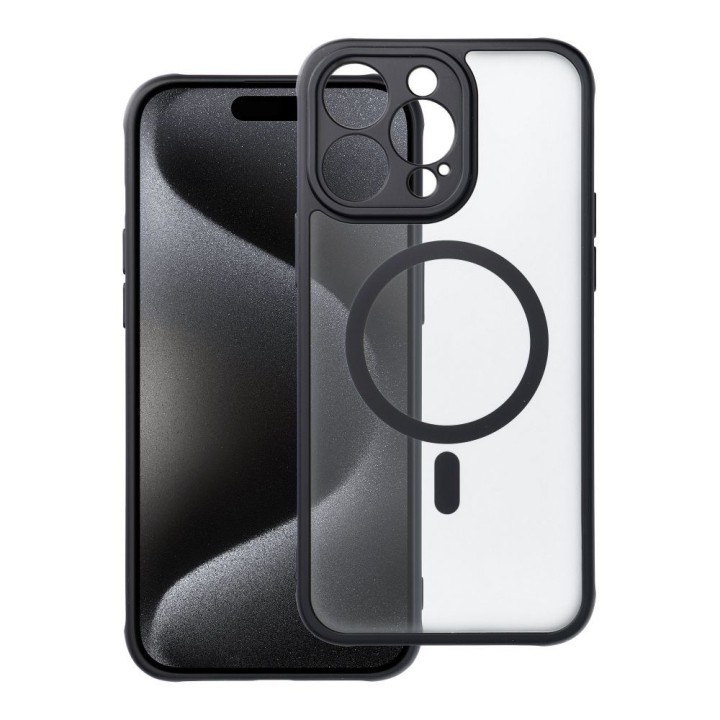 Чохол для iPhone 15 PRO MAX Full Matte Mag Cover сумісний з MagSafe чорний
