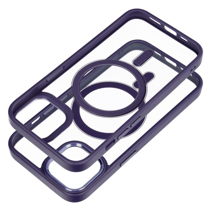 Чехол для iPhone 14 Color Edge Mag Cover совместимый с MagSafe фиолетовый