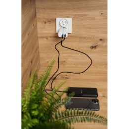 Кабель USB-C – USB-C Forcell F-Energy QC4.0 PD 3A 60W 0,5 m C338 чорний