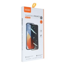 Загартоване скло 6D для iPhone 15 PLUS Veason Pro Privacy Glass чорне