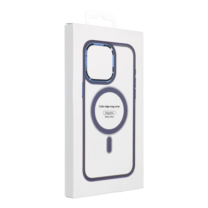 Case for iPhone 13 PRO MAX Color Edge Mag Cover MagSafe compatible blue