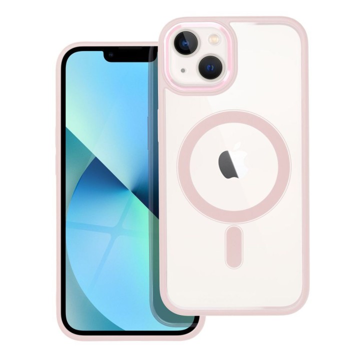 Case for iPhone 13 Color Edge Mag Cover MagSafe compatible pink