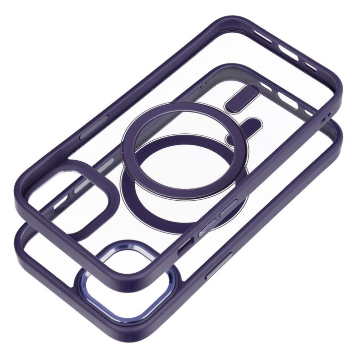 Case for iPhone 13 Color Edge Mag Cover MagSafe compatible purple