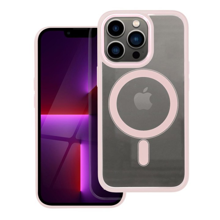 Case for iPhone 13 PRO Color Edge Mag Cover MagSafe compatible pink