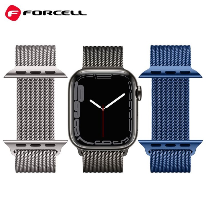Strap for Apple Watch Forcell F-Design FA03 magnetic steel 38 / 40 / 41 mm blue