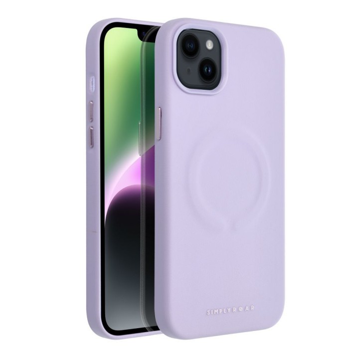 ROAR чехол LEATHER MAG совместимый с MagSafe для IPHONE 14 Plus фиолетовый