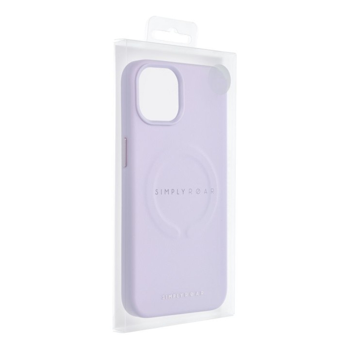 ROAR чехол LEATHER MAG совместимый с MagSafe для IPHONE 14 Plus фиолетовый