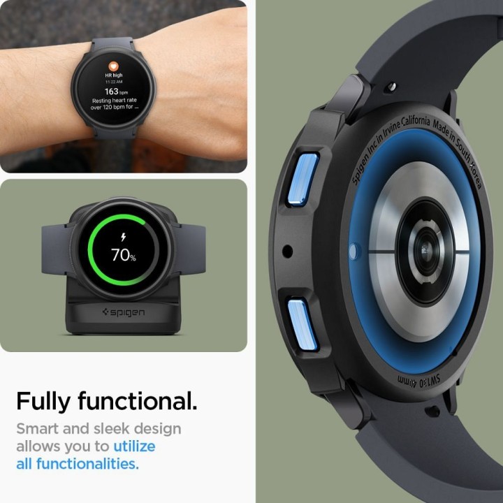 SPIGEN futerał LIQUID AIR do SAMSUNG Galaxy Watch 6 (40 mm) matte black