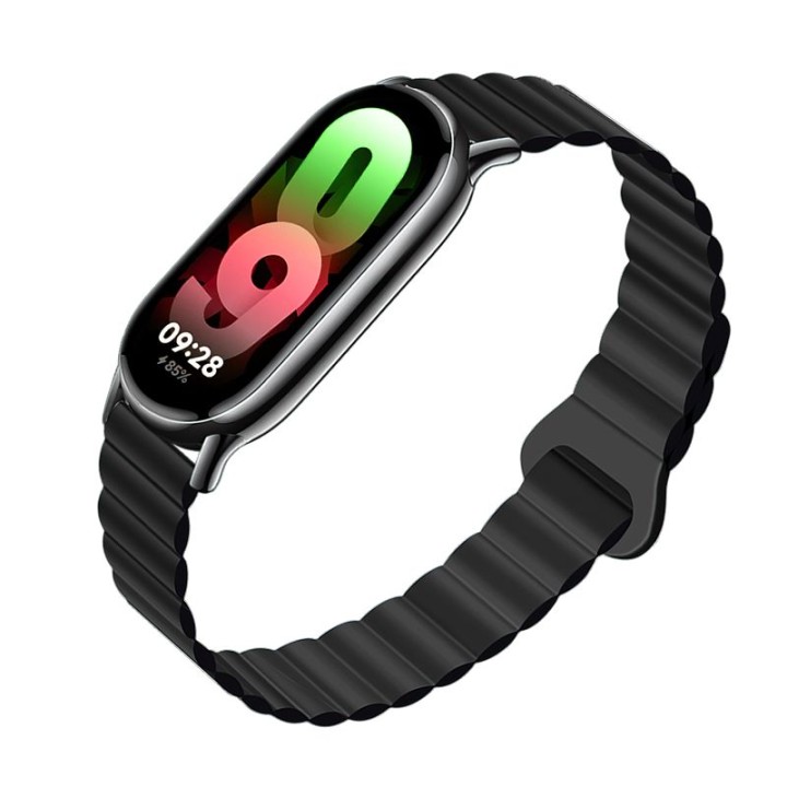 Ремінець для Mi Band 8 Xiaomi Forcell F-Design FX8 пряжка силікон чорний