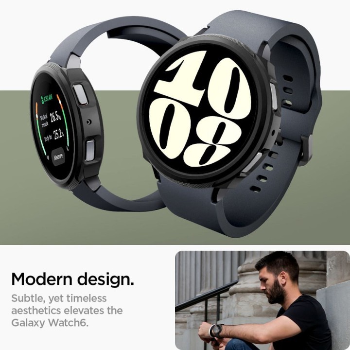 SPIGEN чехол LIQUID AIR для SAMSUNG Galaxy Watch 6 (40 mm) matte black