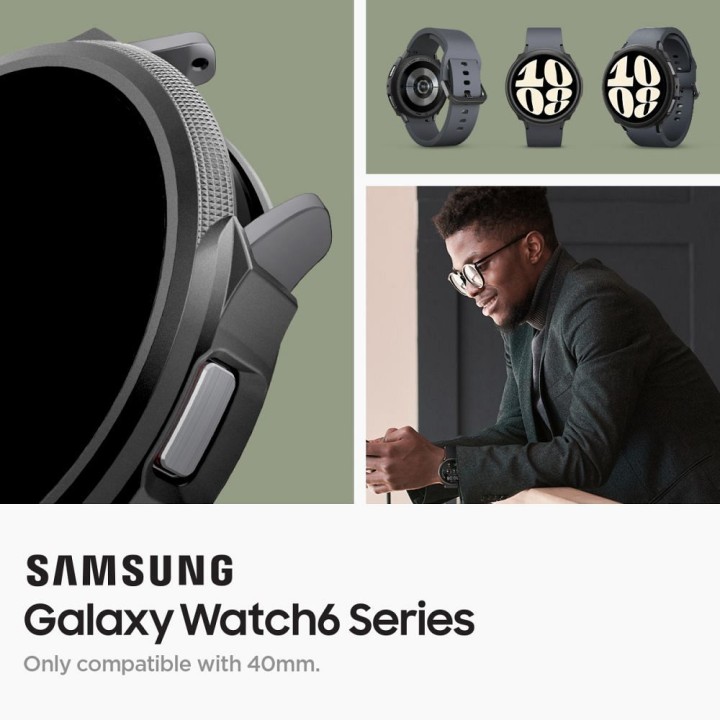 SPIGEN futerał LIQUID AIR do SAMSUNG Galaxy Watch 6 (40 mm) matte black