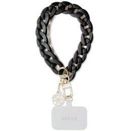 GUESS hand strap GUOUCBMC4MK (Large Chain Acrylic 4G Charms) czarny
