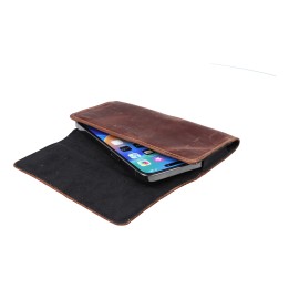 Etui na telefon skórzane na pasek poziome do iPhone 13 PRO MAX / 14 PRO MAX / Samsung S21 PLUS / S20 FE / A50 / A51 5G / Huawei