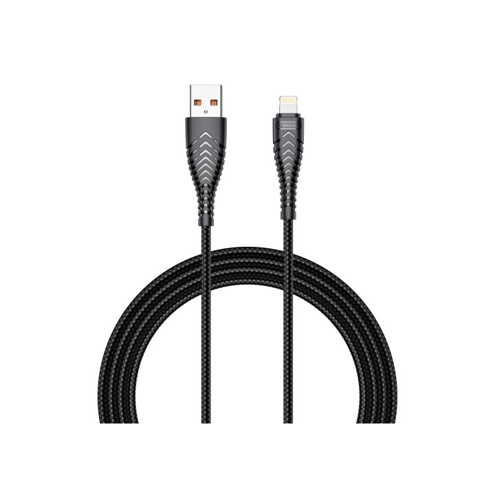Кабель USB-A – Lightning VEGER 2,4A V105 1,2 m чорний