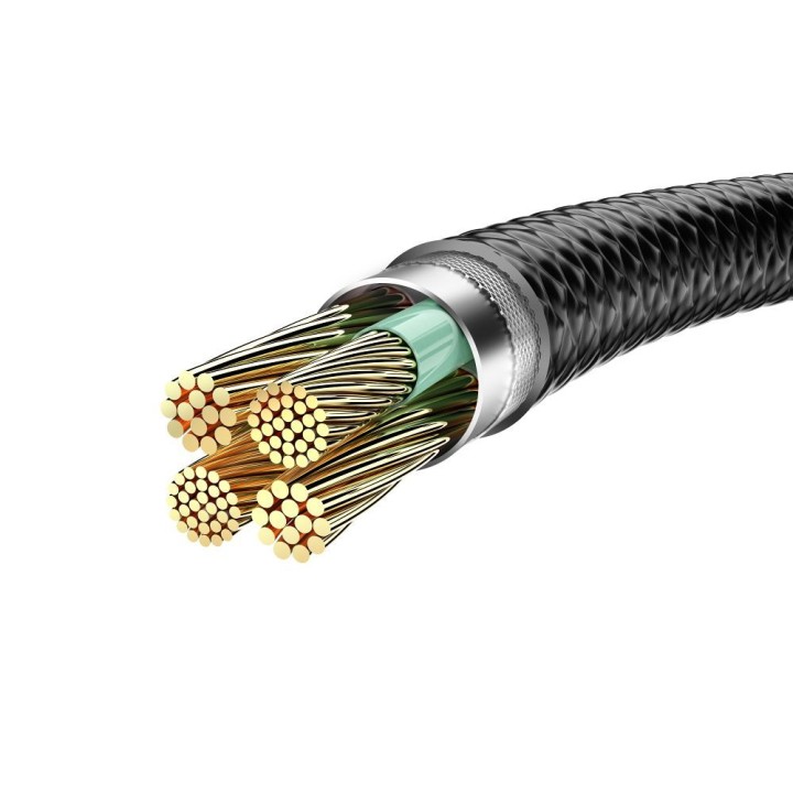 Кабель USB-A – Lightning VEGER 2,4A V105 1,2 m чорний