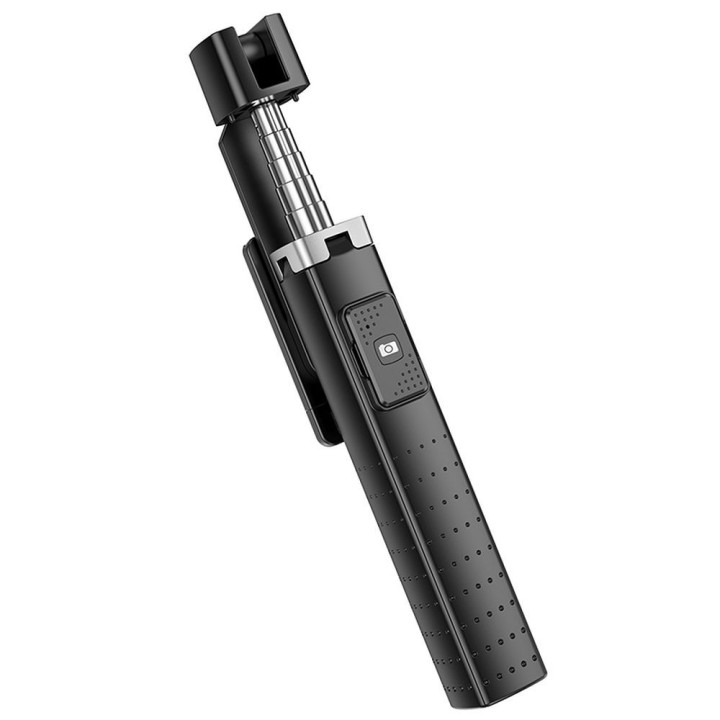 Selfie stick Hoco four-legged stand with wireless remote control K18 black
