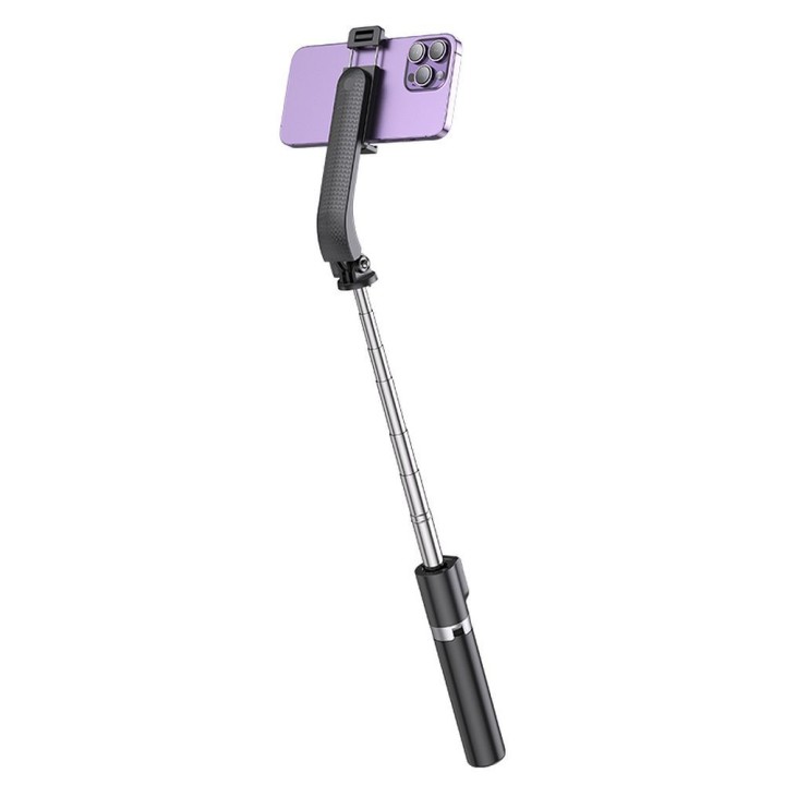 Selfie stick Hoco tripod z pilotem bezprzewodowym K20 czarny