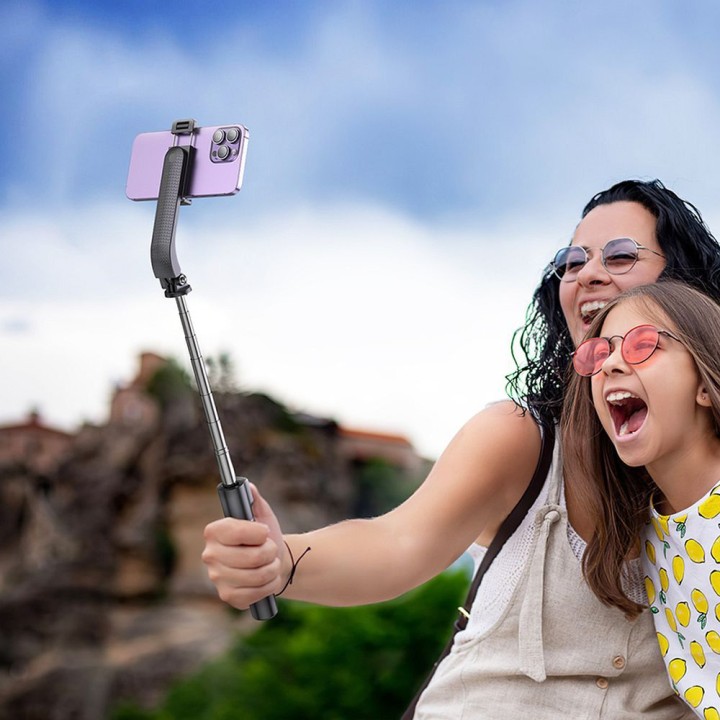 Selfie stick Hoco tripod with wireless remote control K20 black