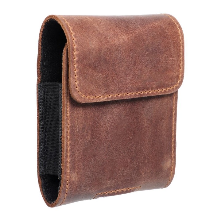 Horizontal leather belt phone case for Samsung FLIP 1 / 2 / 3 / 4 / Huawei P50 Pocket / Motorola RAZR 5G Royal Crazy