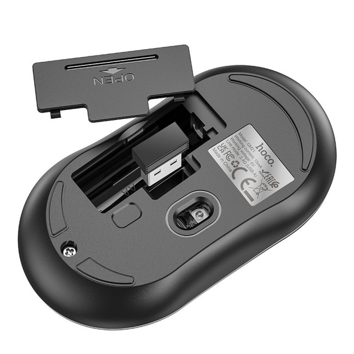 Myszka bezprzewodowa Hoco 2,4G 1600 dpi GM21 czarna