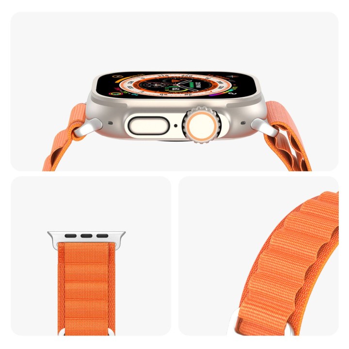 DUX DUCIS strap GS nylon for Apple Watch 42 / 44 / 45 / 49 mm orange