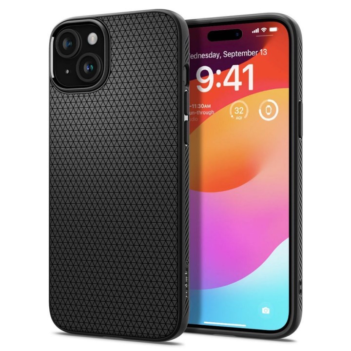 SPIGEN чехол LIQUID AIR для IPHONE 15 matte black