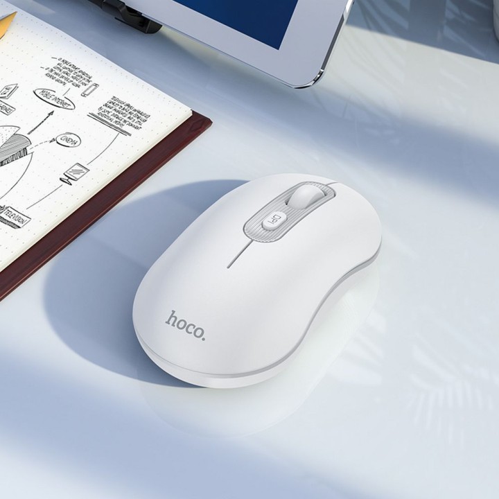 Wireless mouse Hoco 2,4G 1600 dpi GM21 white