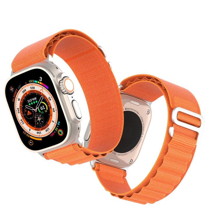 DUX DUCIS strap GS nylon for Apple Watch 42 / 44 / 45 / 49 mm orange