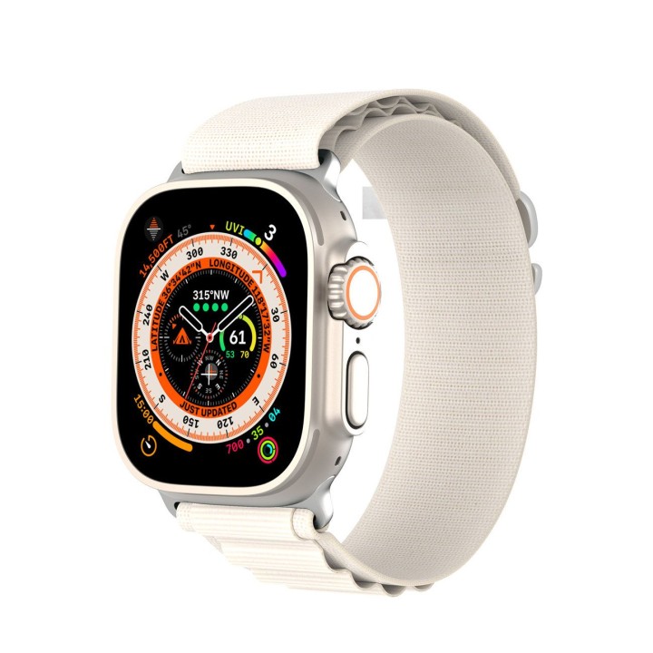DUX DUCIS strap GS nylon for Apple Watch 42 / 44 / 45 / 49 mm platinum