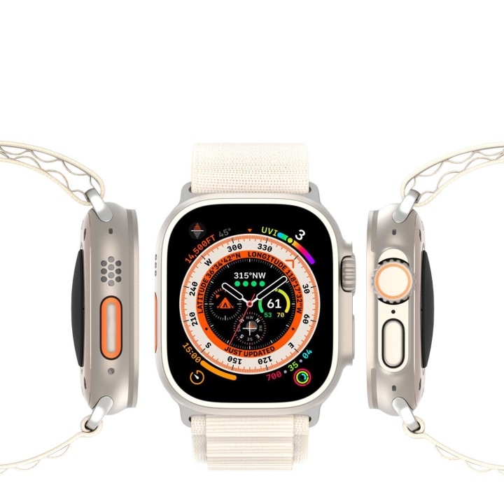 DUX DUCIS strap GS nylon for Apple Watch 42 / 44 / 45 / 49 mm platinum