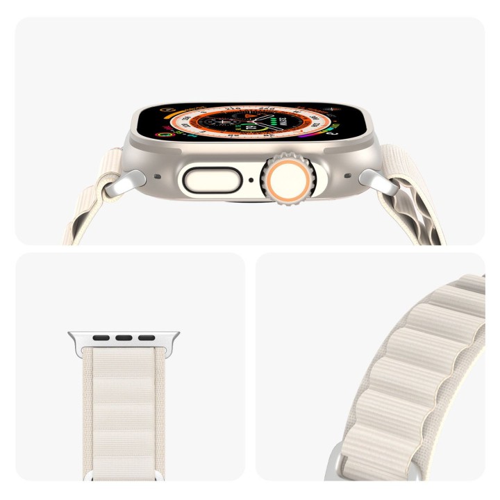DUX DUCIS strap GS nylon for Apple Watch 42 / 44 / 45 / 49 mm platinum