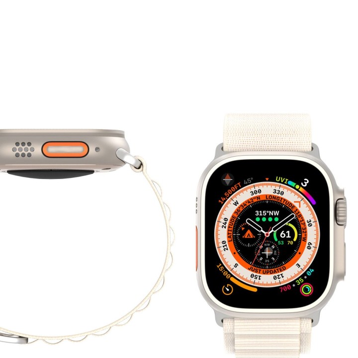 DUX DUCIS strap GS nylon for Apple Watch 42 / 44 / 45 / 49 mm platinum