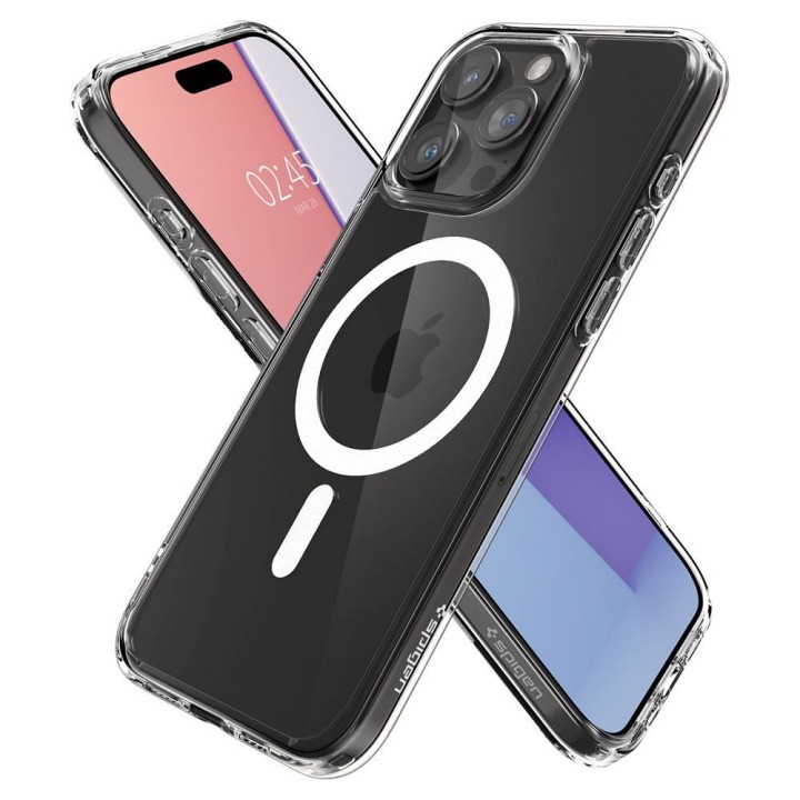 SPIGEN чохол ULTRA HYBRID MAG сумісний з MagSafe для IPHONE 15 Pro білий
