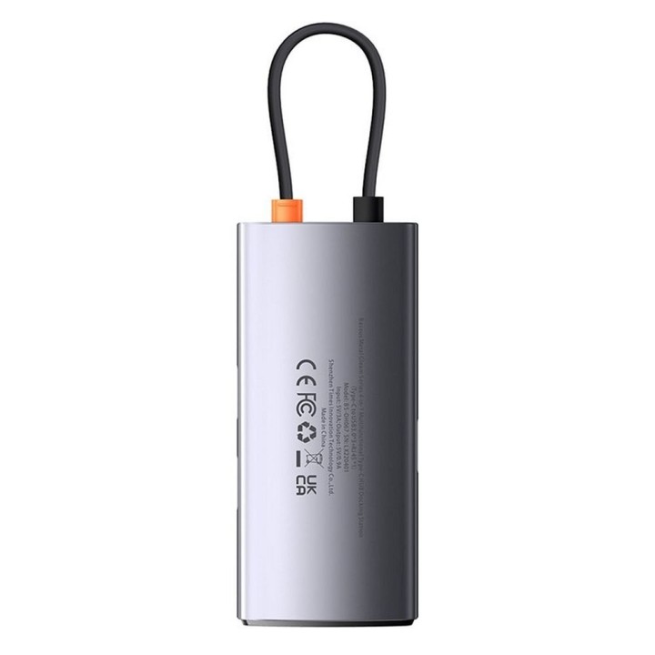 BASEUS адаптер HUB 4 в 1 WKWG070113/BS-OH067 0,17 m серый