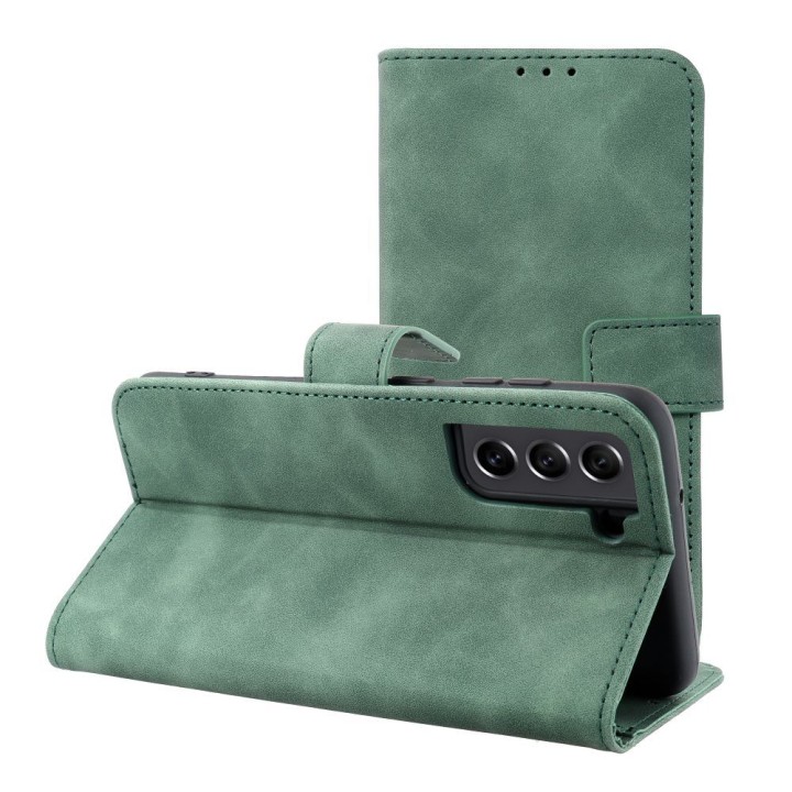 Flip case for Samsung S21 FE Tender Book green