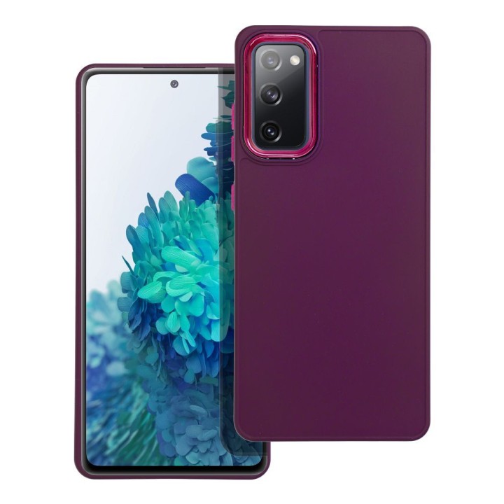 Чехол для Samsung S20 FE / S20 FE 5G Frame фиолетовый