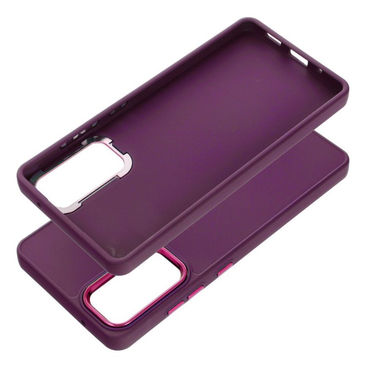 Etui na Samsung S20 FE / S20 FE 5G Frame fioletowe