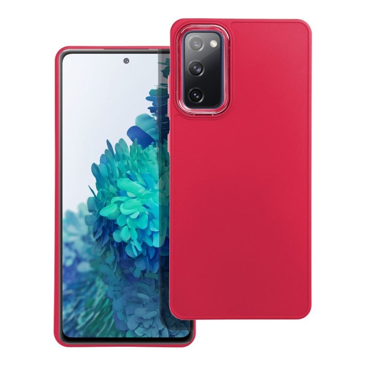 Чехол для Samsung S20 FE / S20 FE 5G Frame маджента