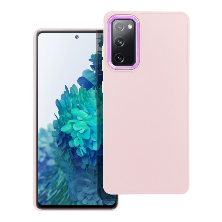 Чохол для Samsung S20 FE / S20 FE 5G Frame пудрово-рожевий
