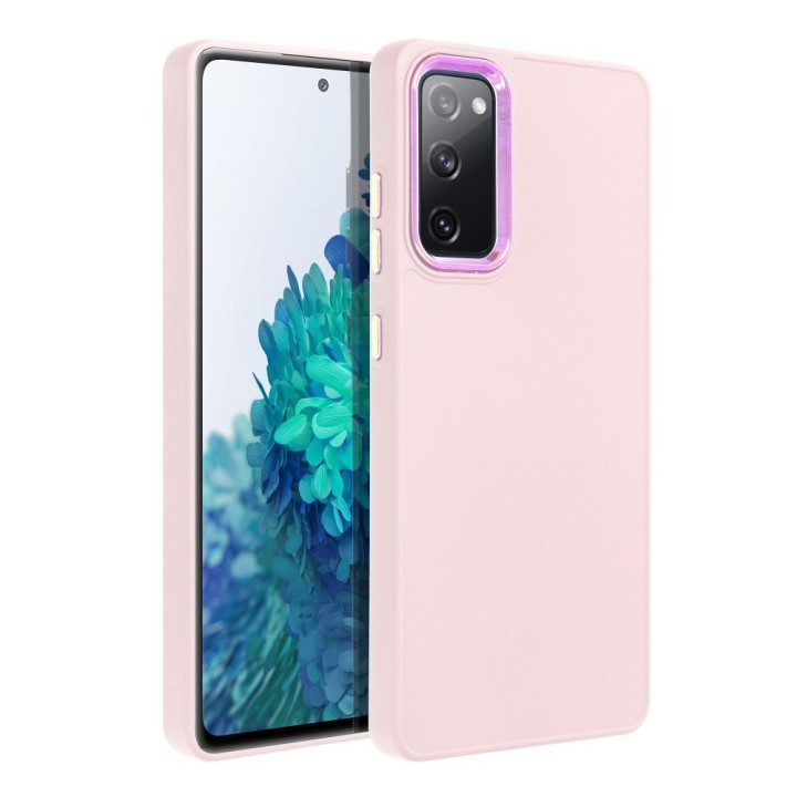 Чохол для Samsung S20 FE / S20 FE 5G Frame пудрово-рожевий
