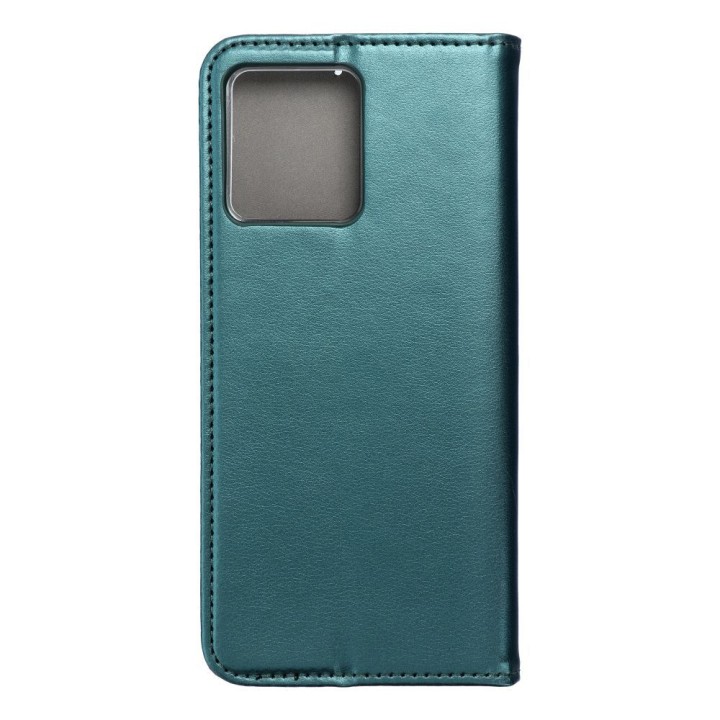 Flip case for Motorola G84 Smart Magneto dark green