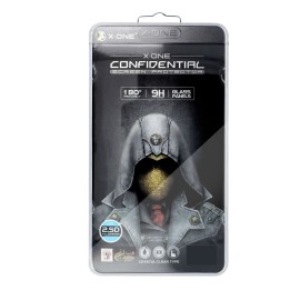 Загартоване скло для iPhone 15 / 16 X-One Full Cover Extra Strong Privacy (full glue) чорне