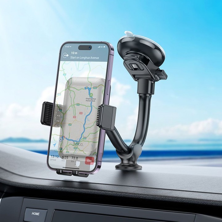 Universal car phone holder Hoco for windscreen / dashboard H27 black